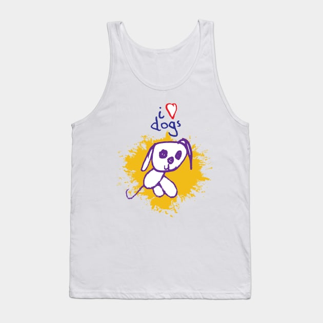 I Love Gogs Tank Top by Cimbart